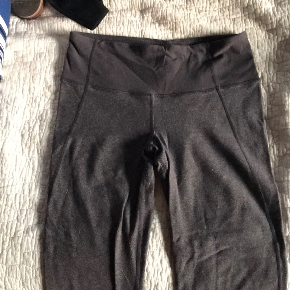 Lululemon slit crop yoga pants